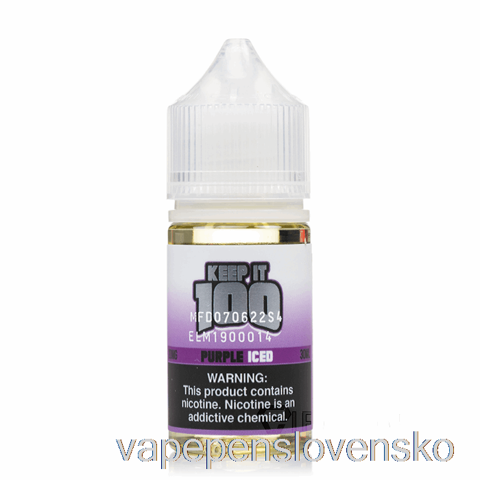 Fialová ľadová - Keep It 100 Solí - 30ml 50mg Vape Shop Bratislava